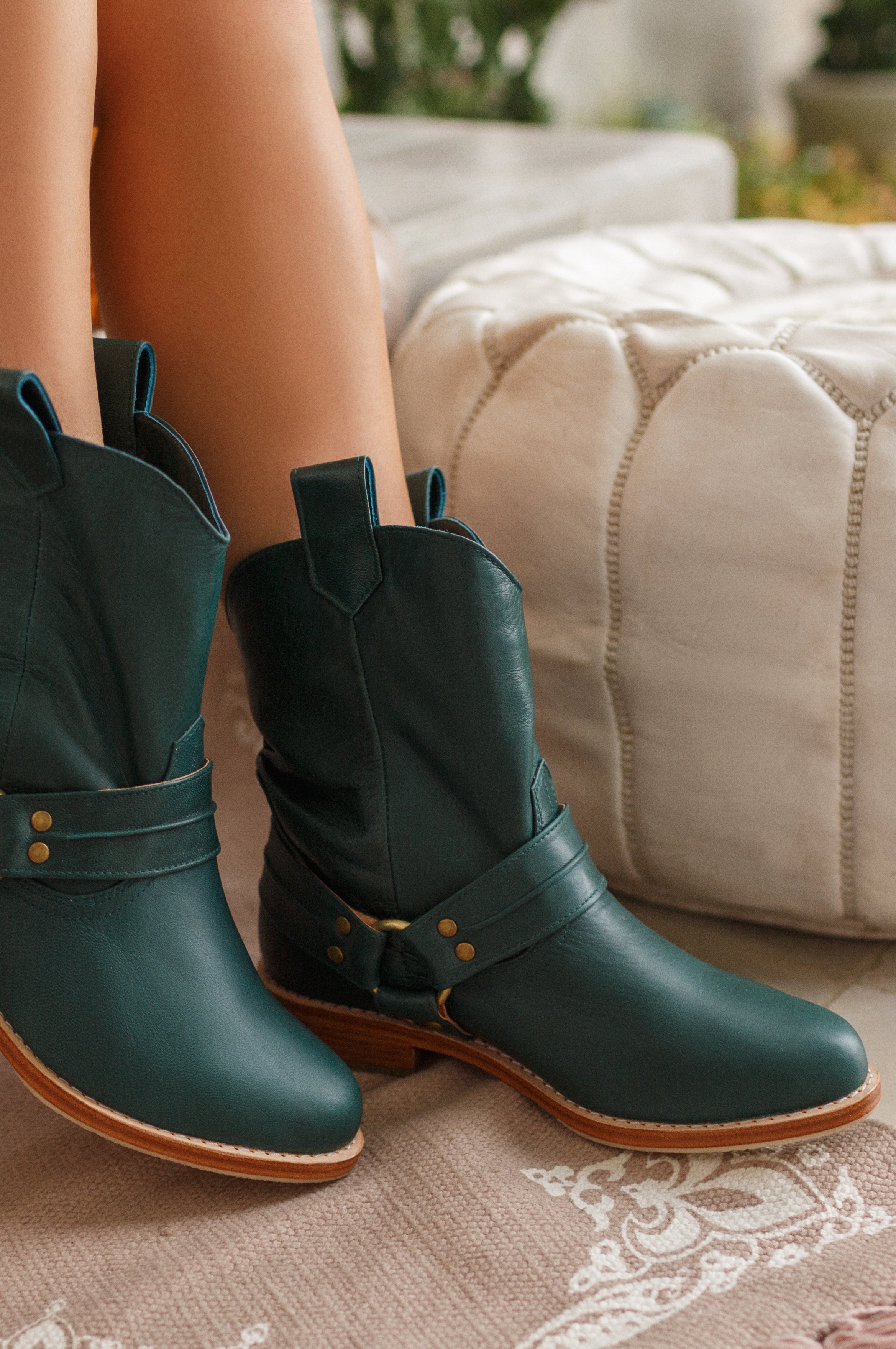 Cali Leather Boots (Sz. 5, 7.5 & 8.5)-0