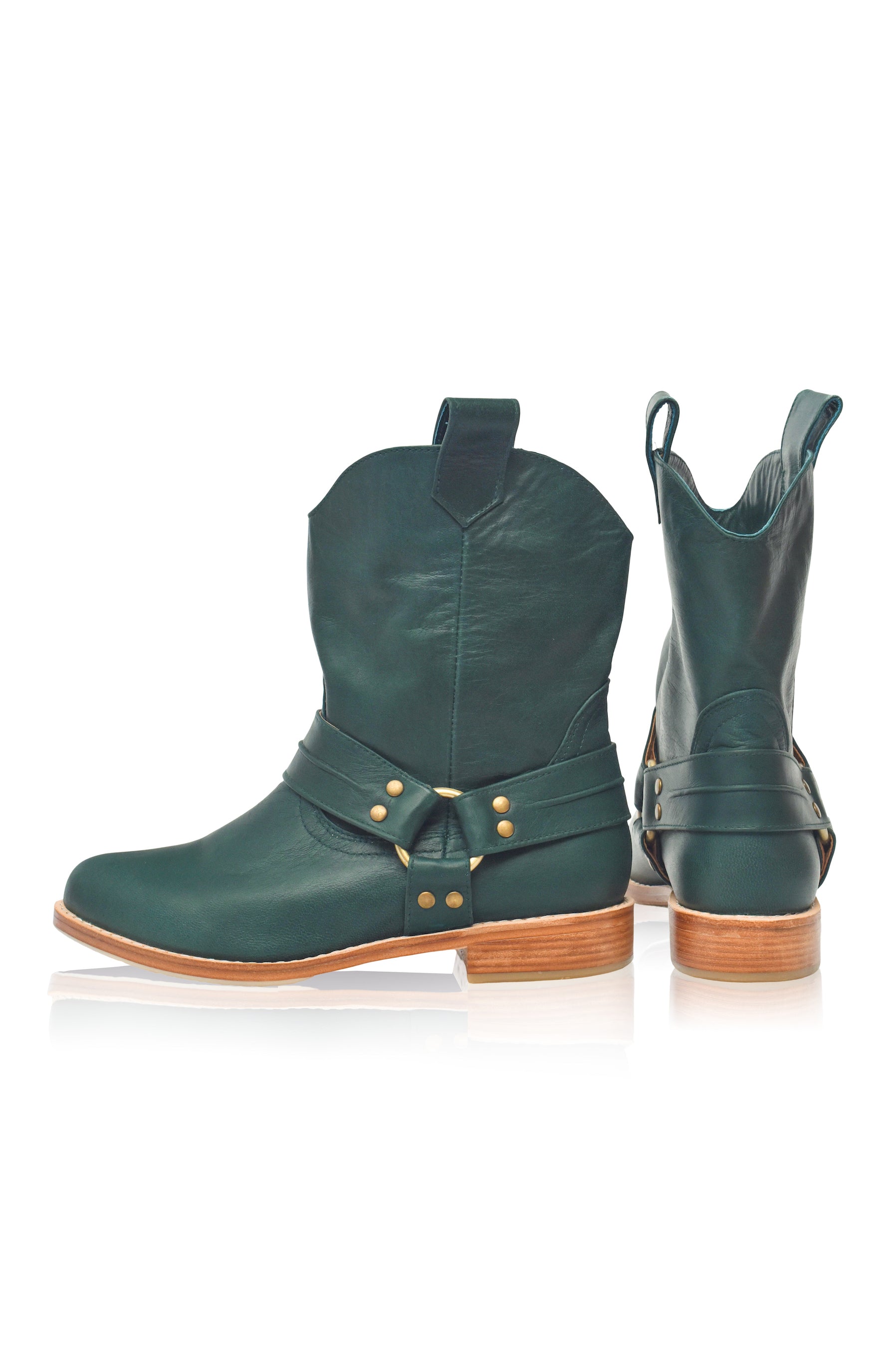 Cali Leather Boots (Sz. 5, 7.5 & 8.5)-3