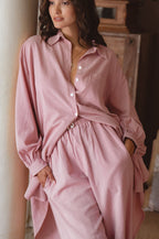Calin Wide Leg Linen Pants (Sale)