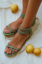 Calypso Thong Leather Sandals (Sz. 7, 7.5, 9 & 10, 11)
