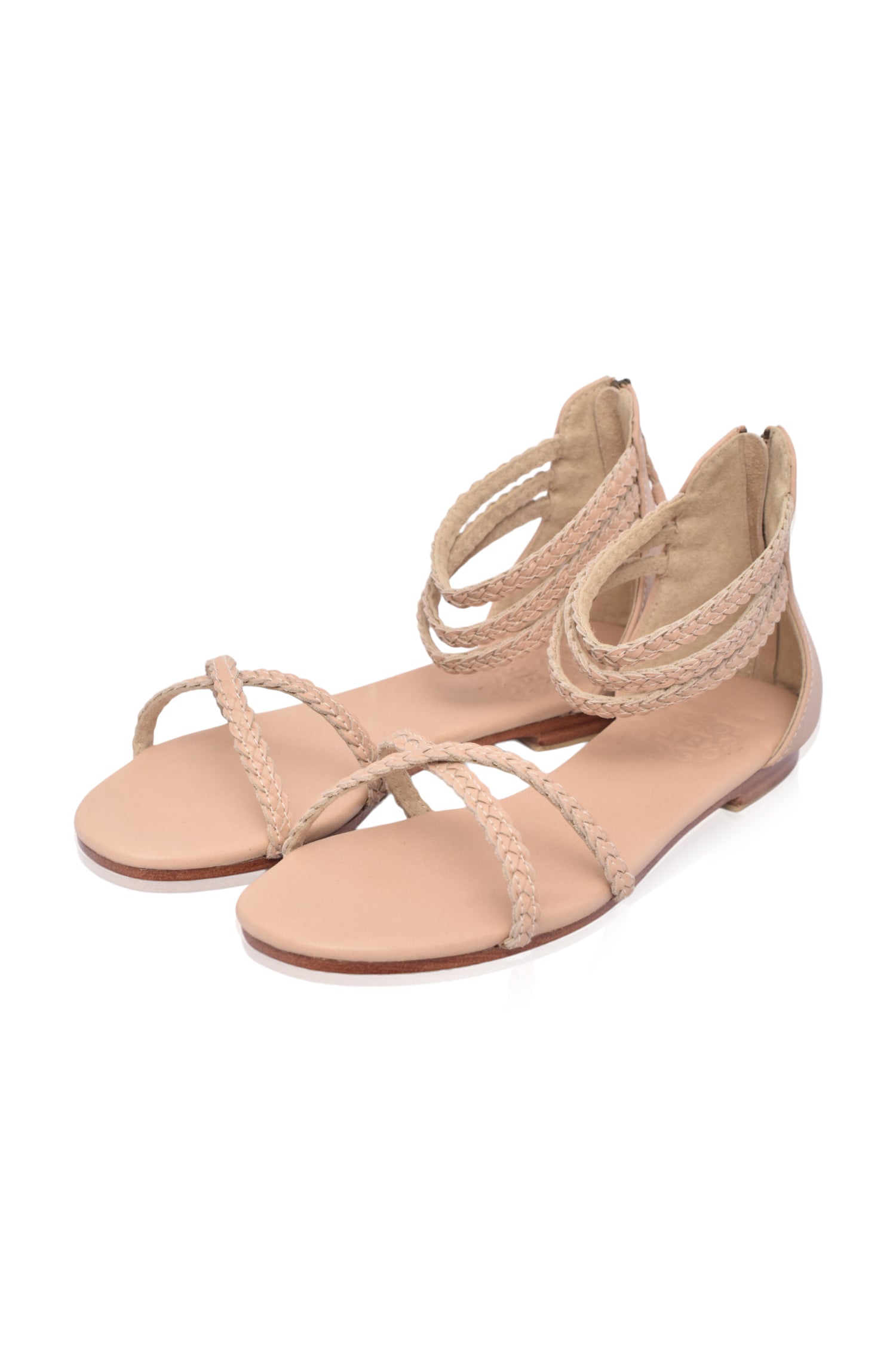 Calypso Braided Leather Sandals-3