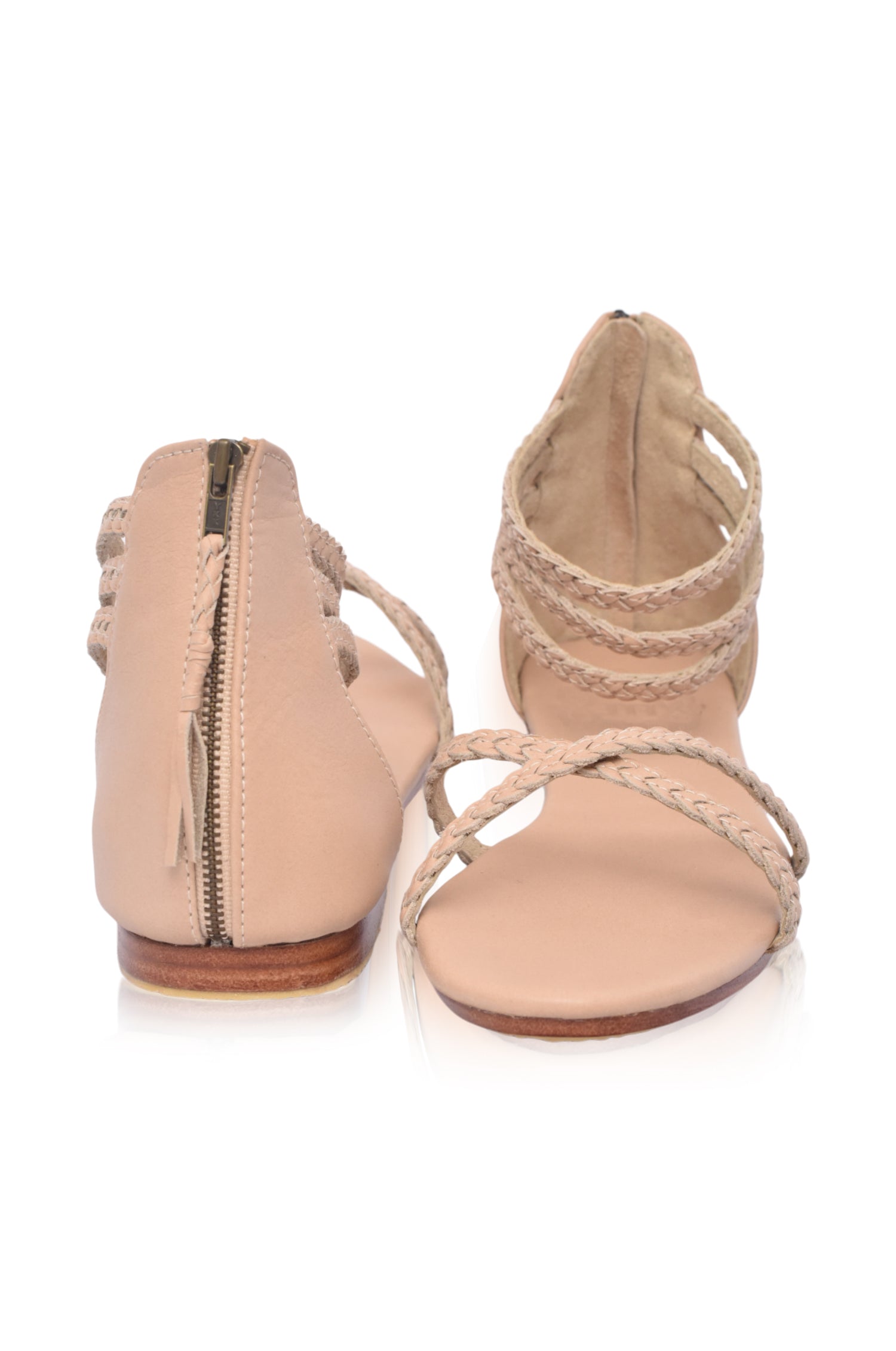 Calypso Braided Leather Sandals-4