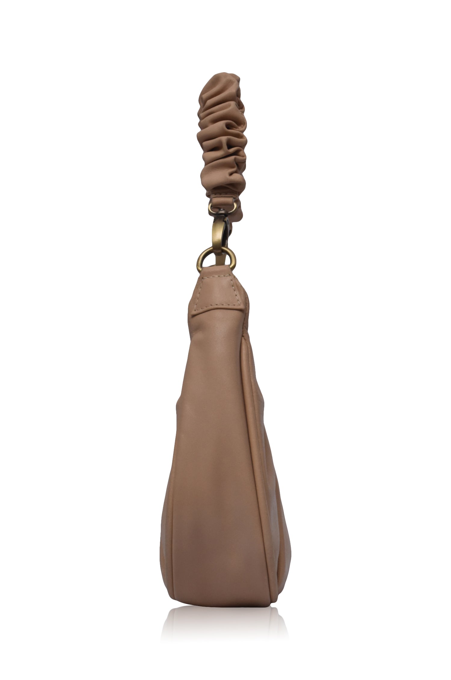 Camille Ruched Leather Bag-3