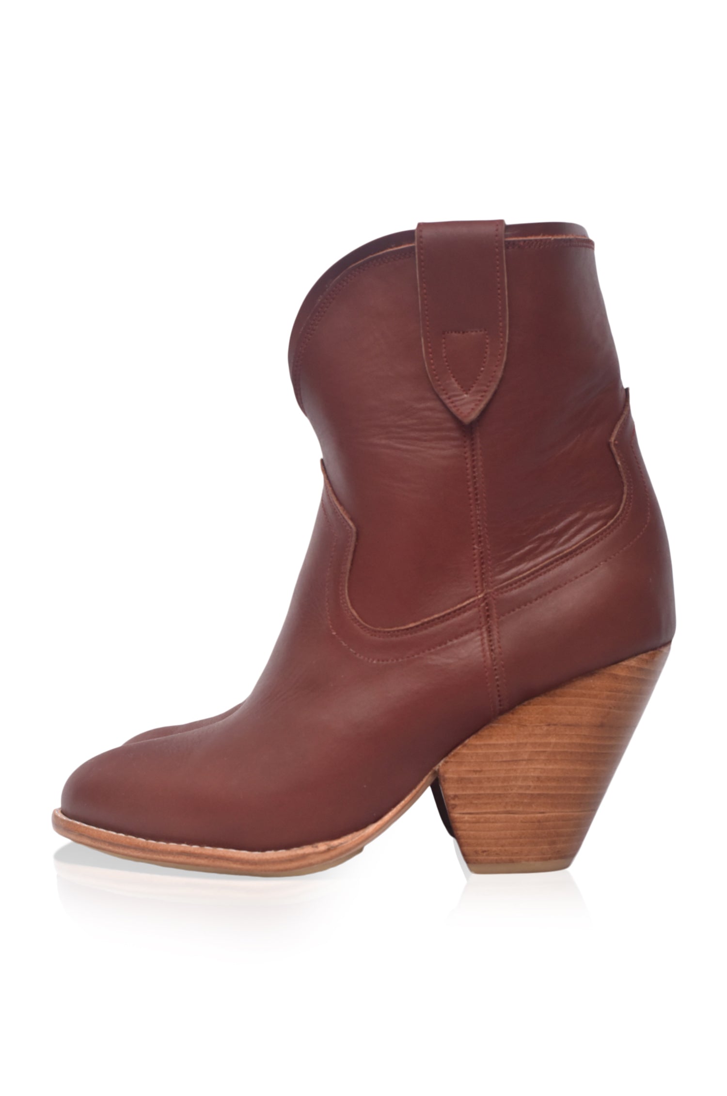 Charro Cowboy Leather Boots-6