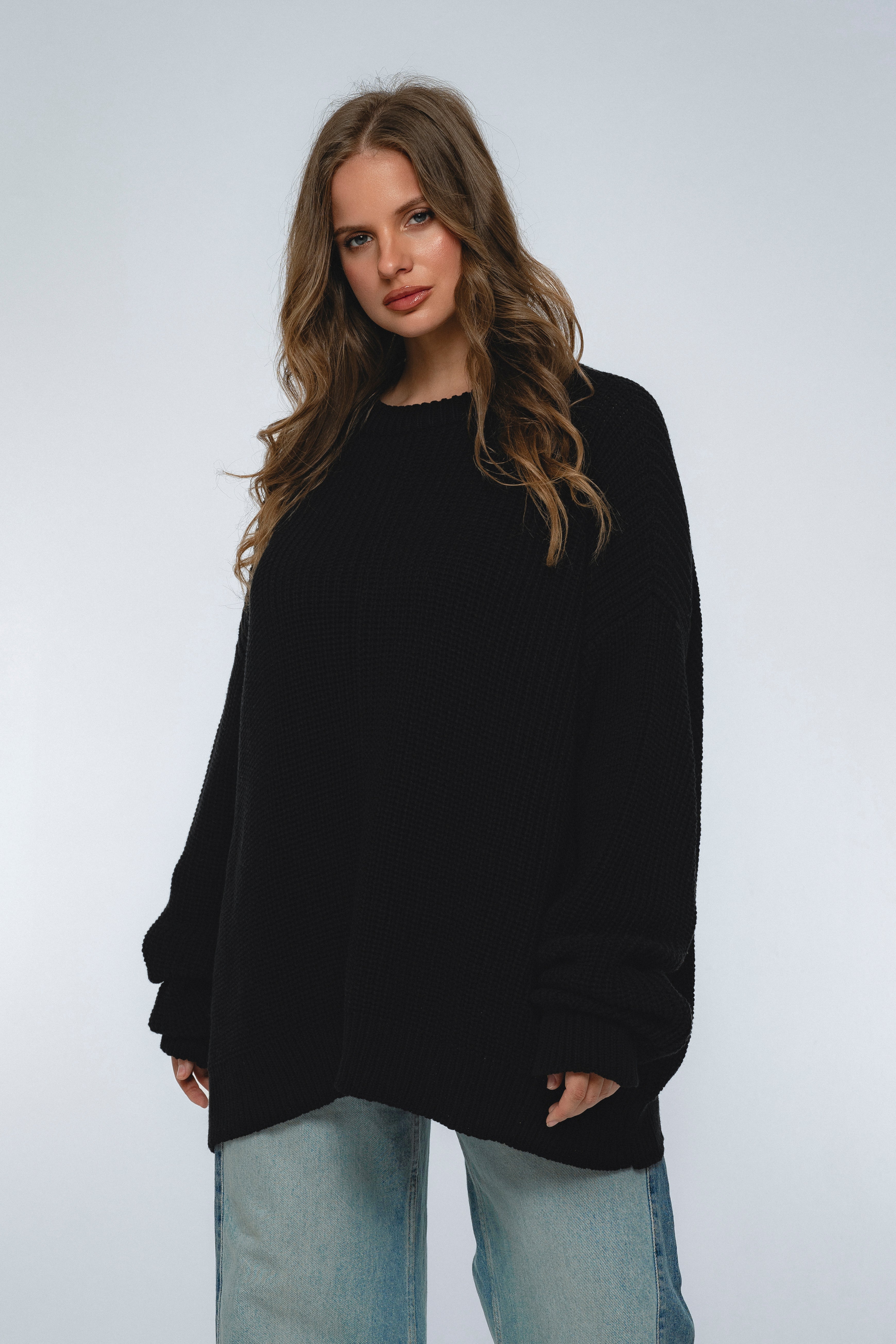 Cloud Nine Long Sleeve Cotton Sweater