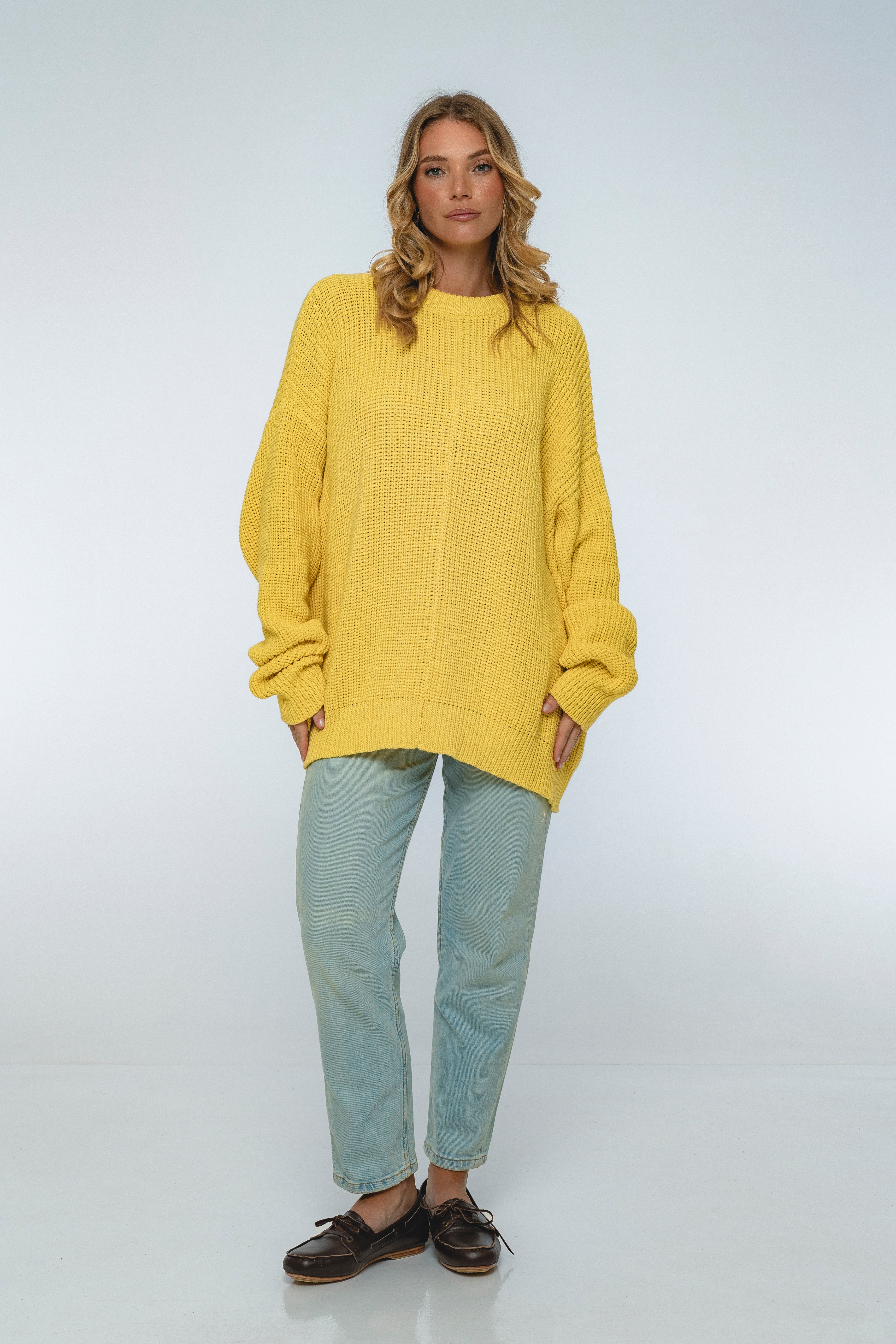 Cloud Nine Long Sleeve Cotton Sweater