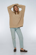Cloud Nine Long Sleeve Cotton Sweater