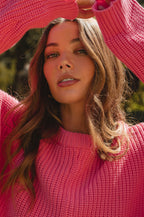 Cloud Nine Long Sleeve Cotton Sweater
