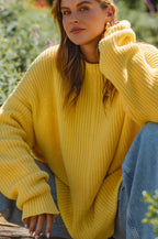 Cloud Nine Long Sleeve Cotton Sweater
