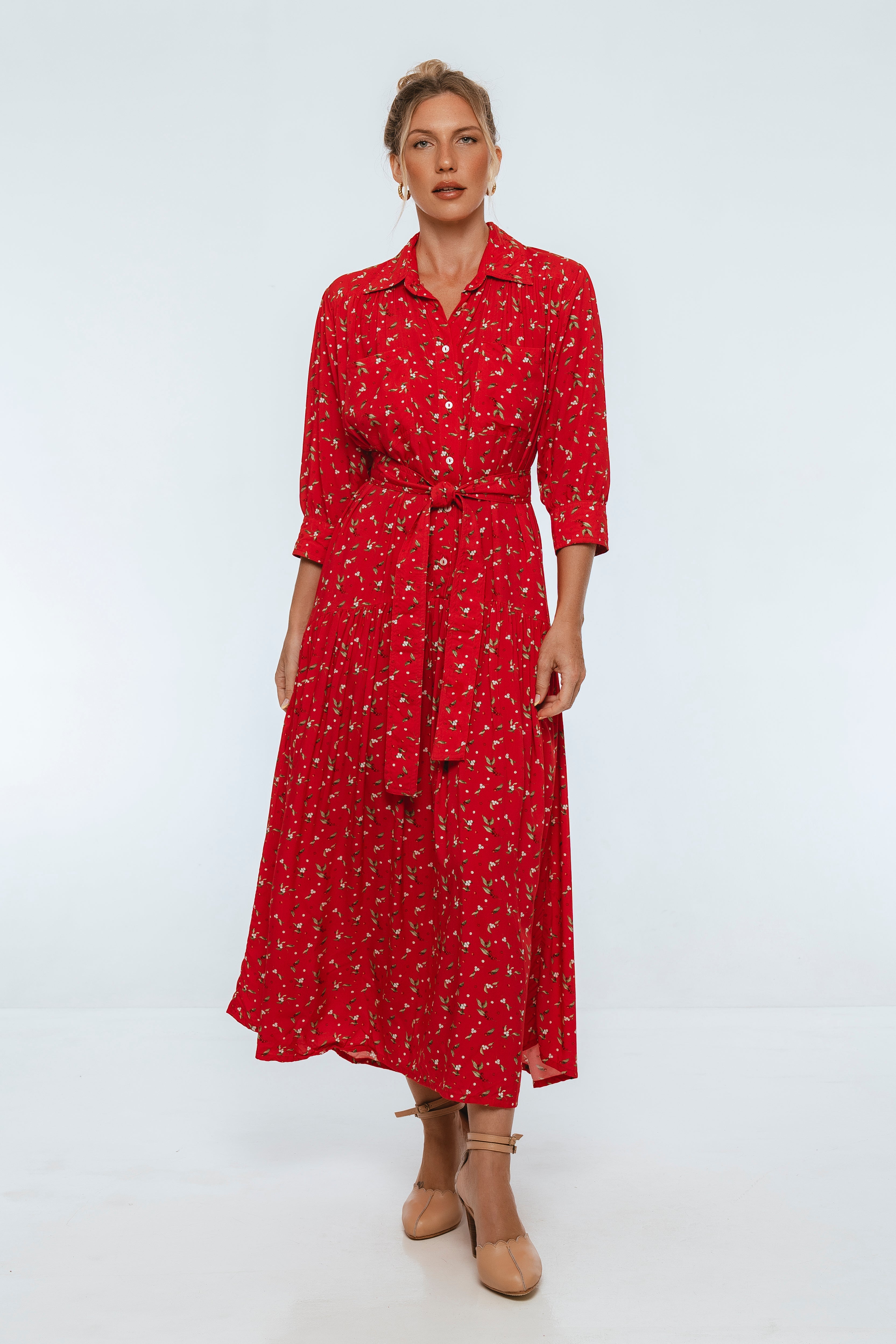 Colette Long Sleeve Shirt Dress
