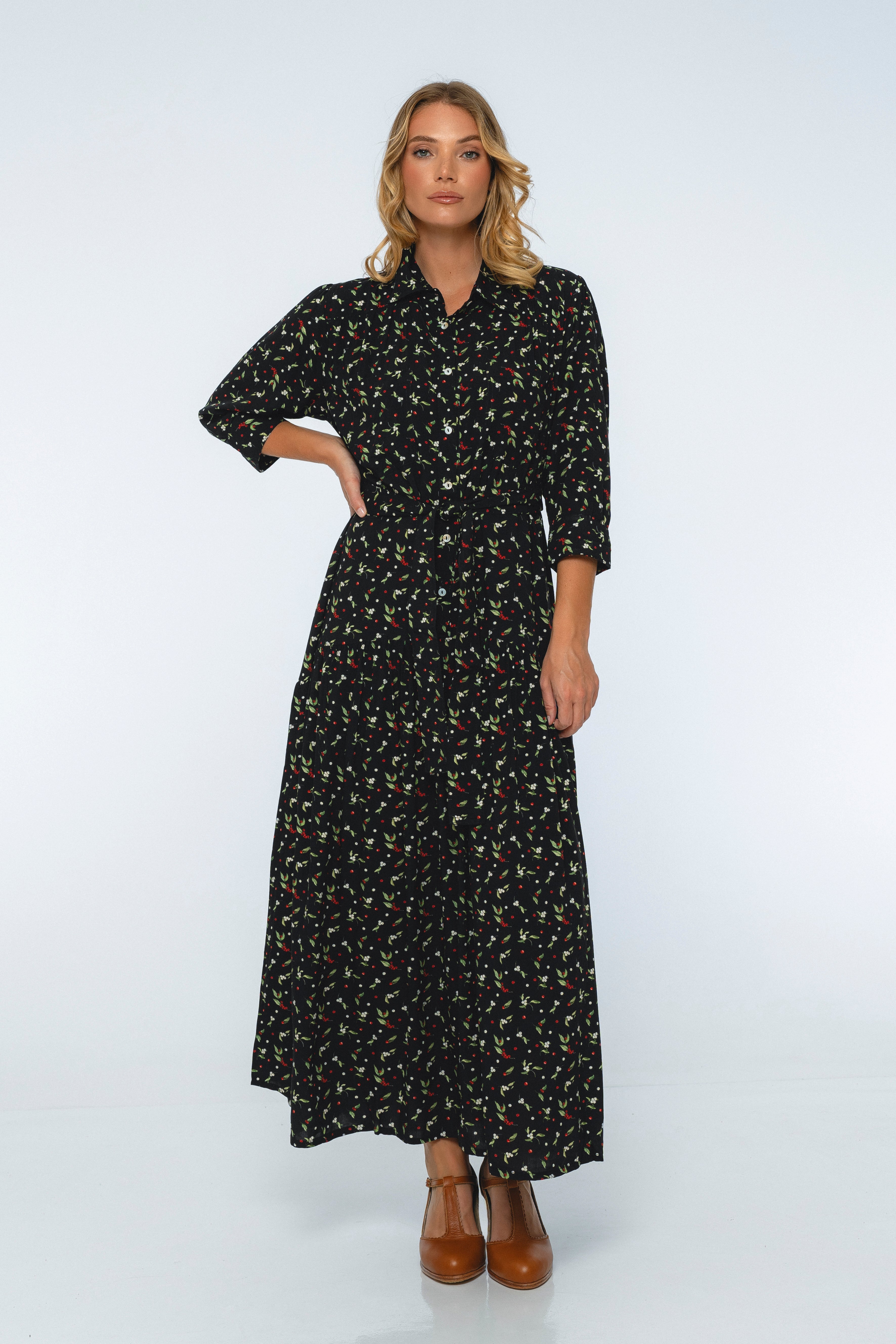 Colette Long Sleeve Shirt Dress