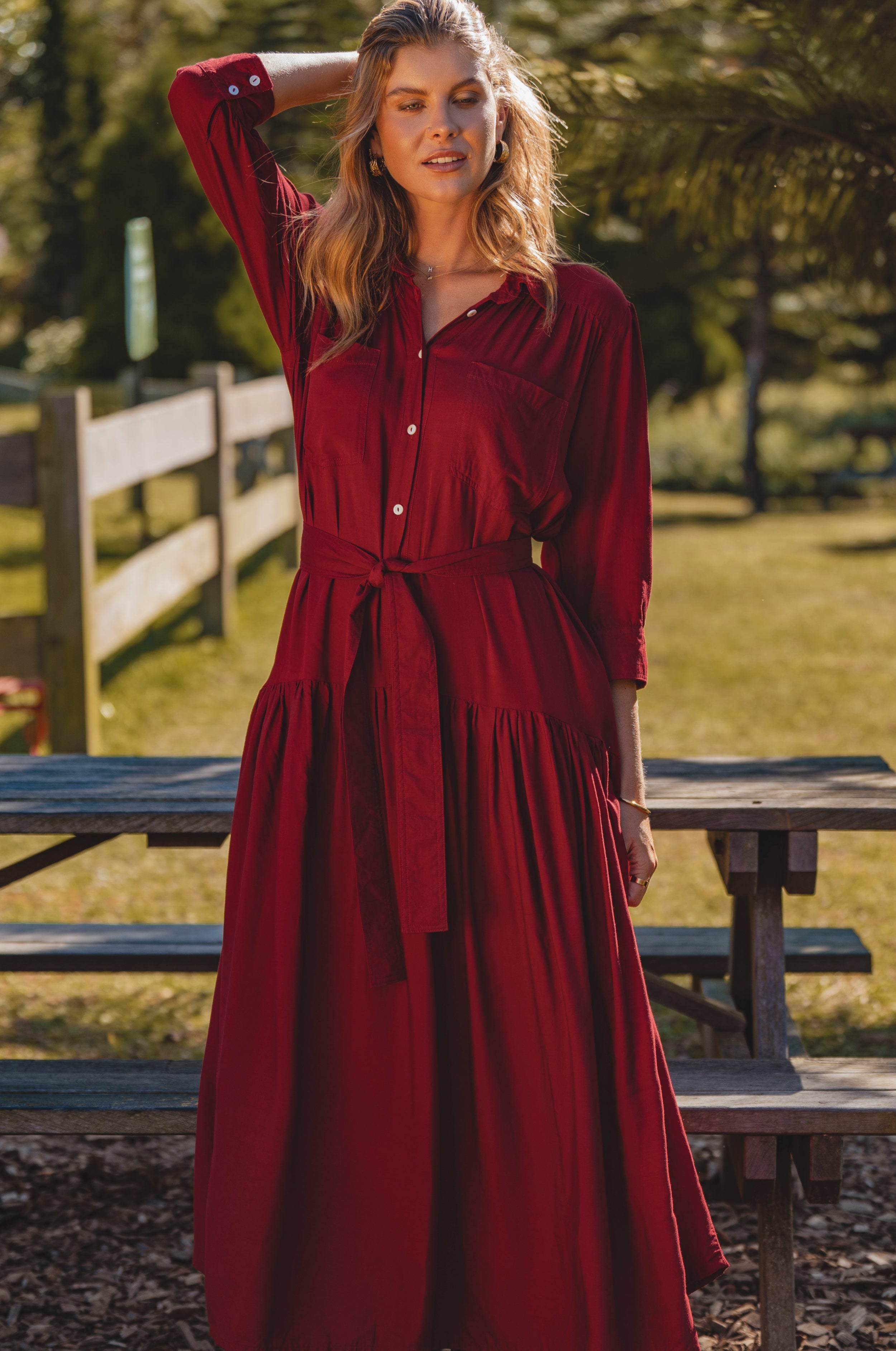 Colette Long Sleeve Shirt Dress