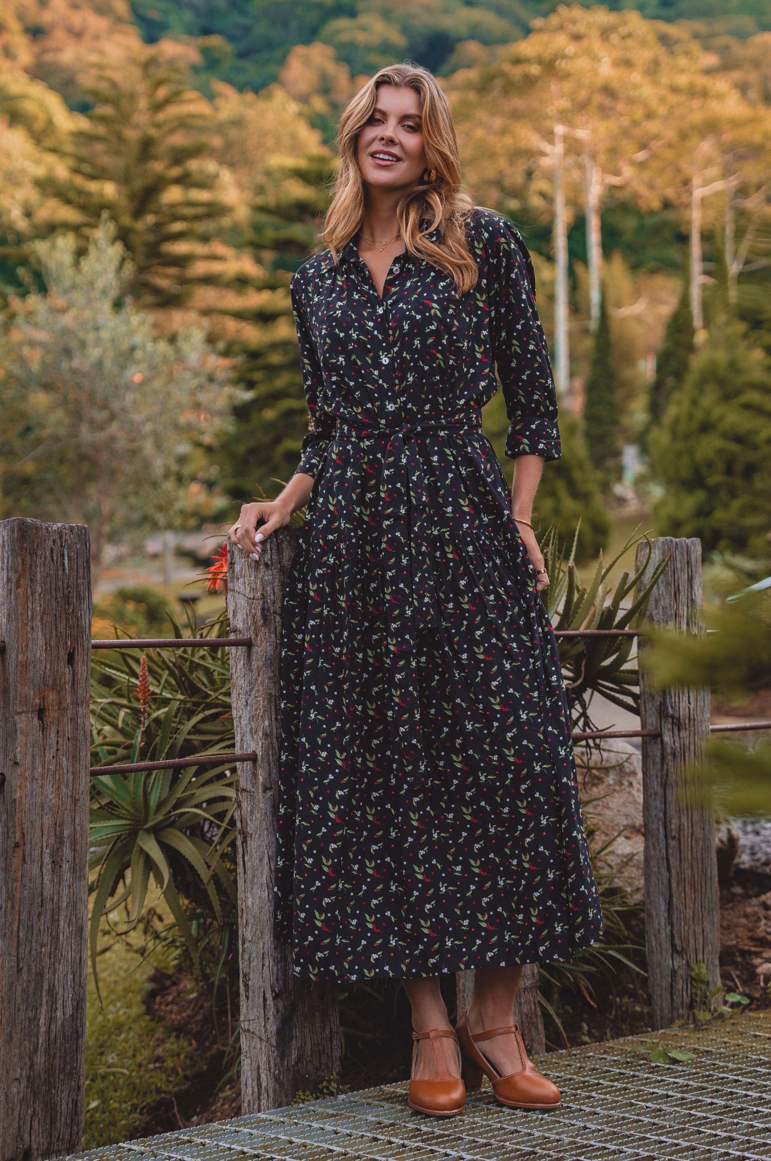 Colette Long Sleeve Shirt Dress