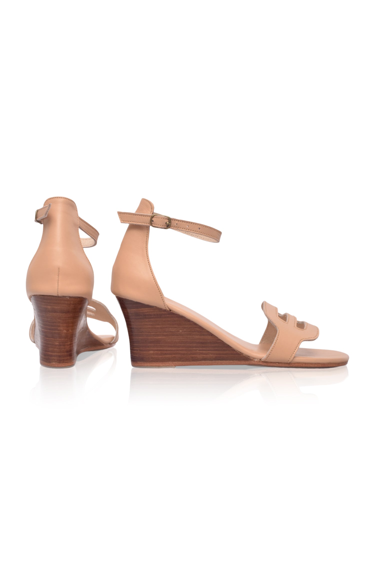 Como Leather Wedge Sandals (Sz. 5.5 - 10)