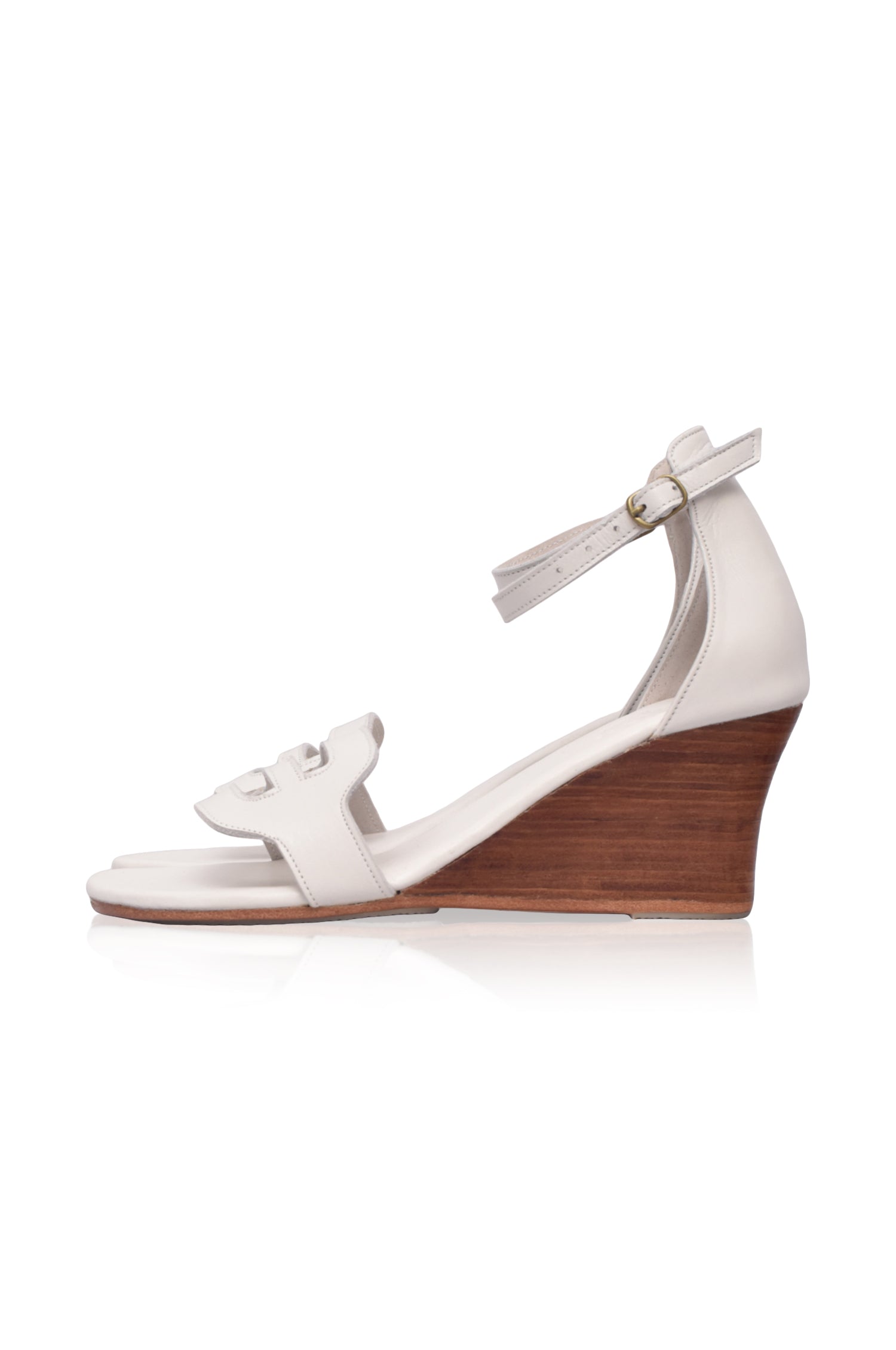 Como Leather Wedge Sandals-7
