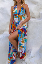 Costa Brava Halterneck Maxi Dress
