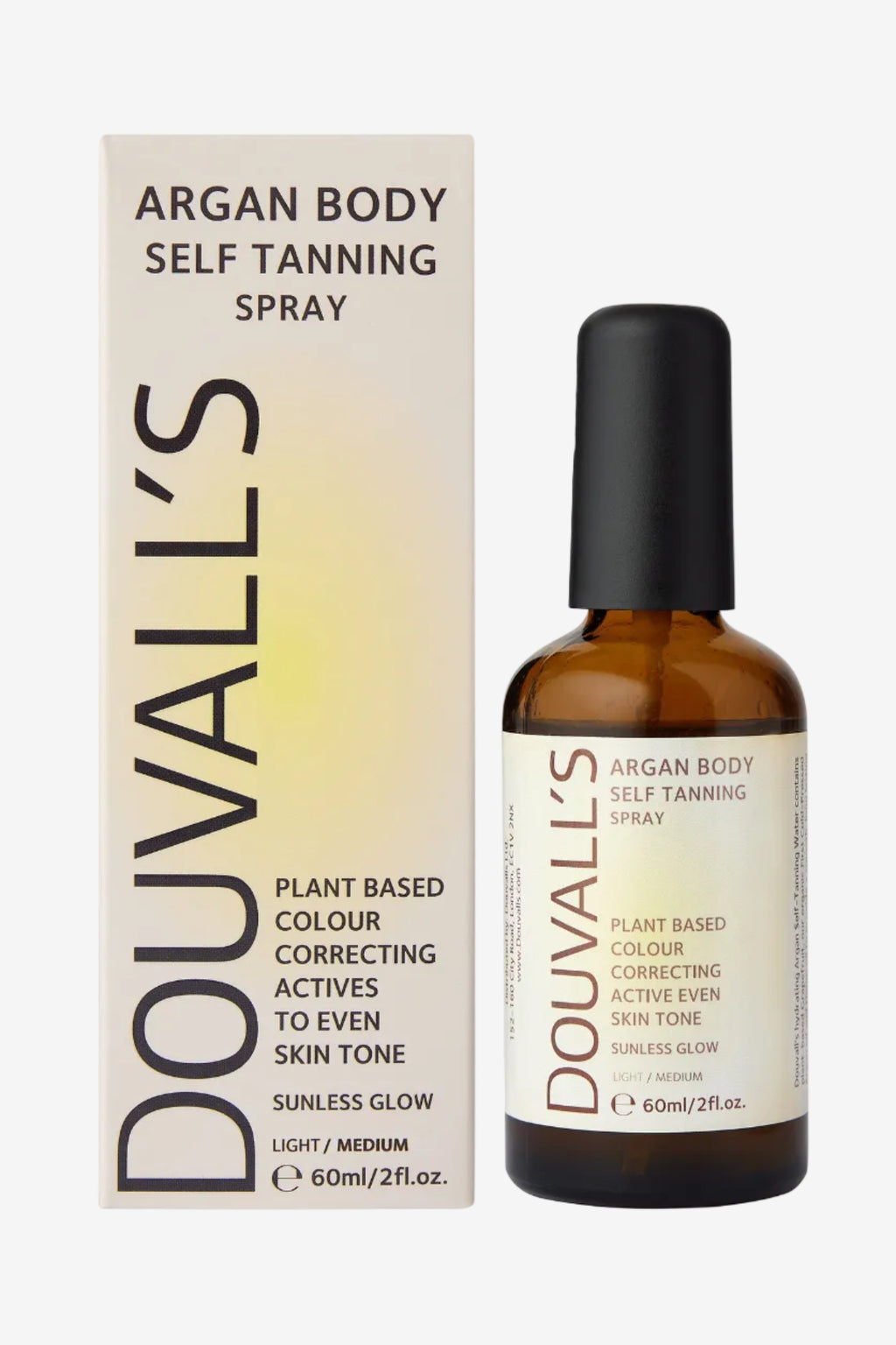 Argan Self Tanning Body Spray 60ml |Semi-permanent Self tanning spray