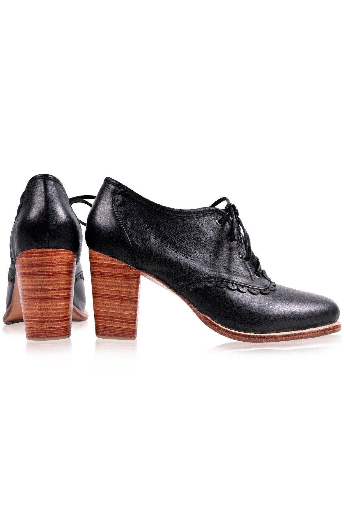 Lace Oxford Heels-5