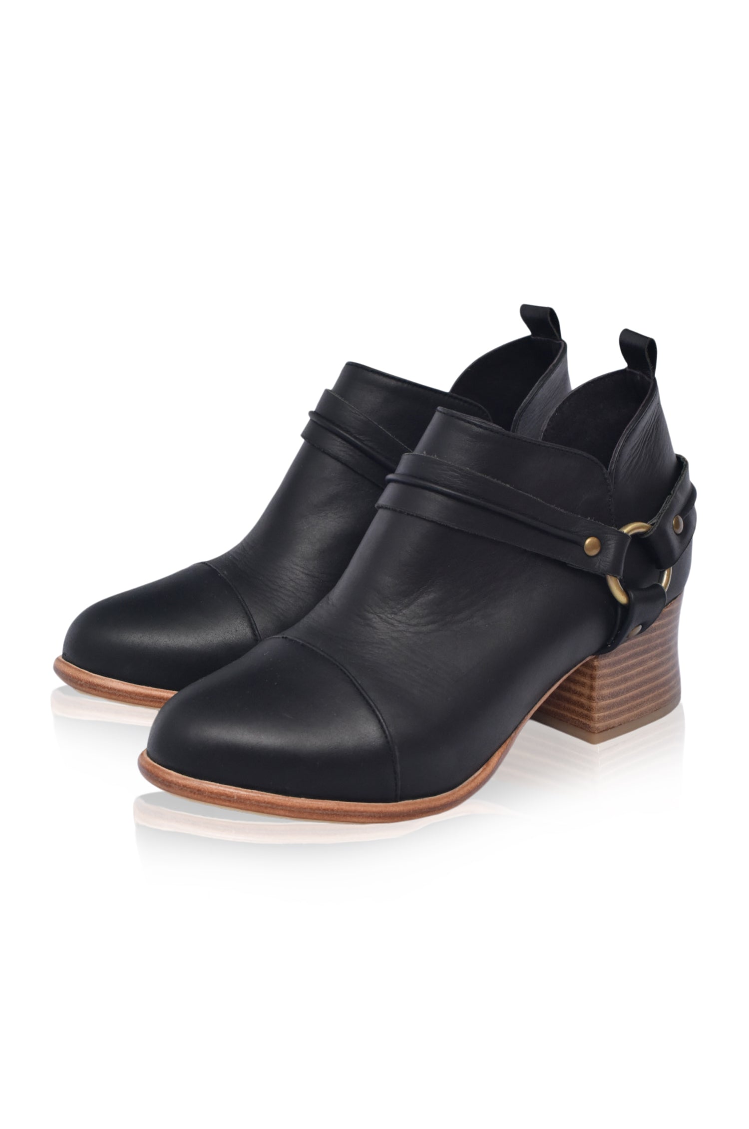 Dasha Low Ankle Booties-3