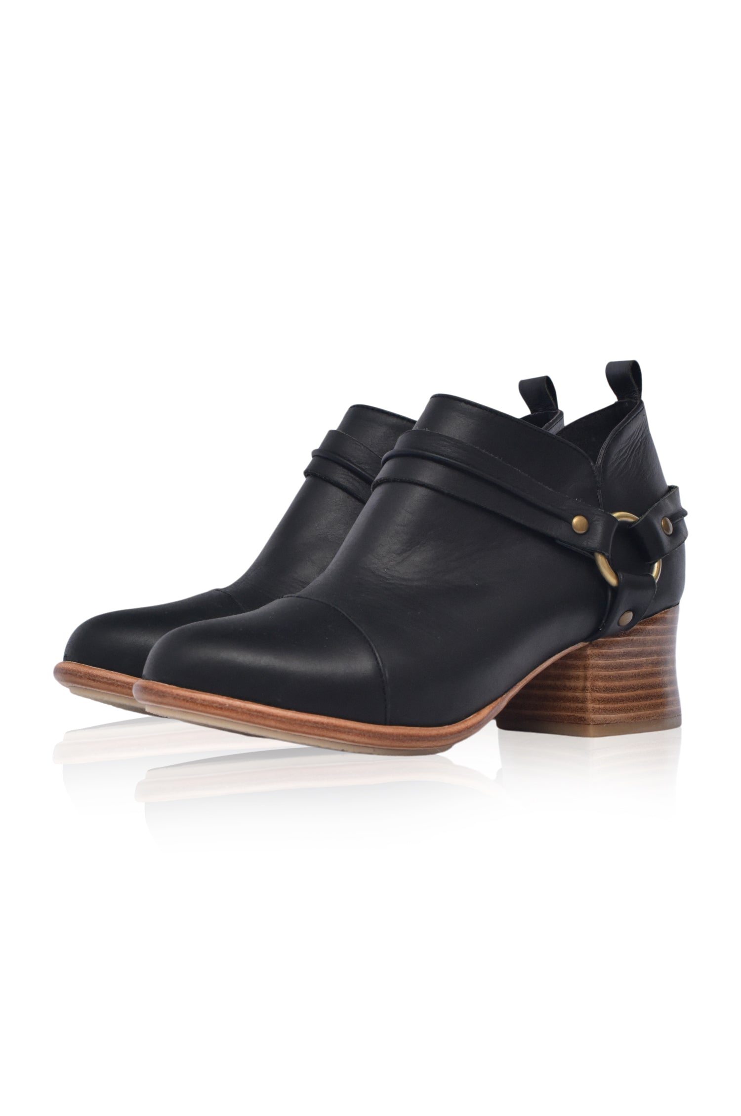 Dasha Low Ankle Booties-2