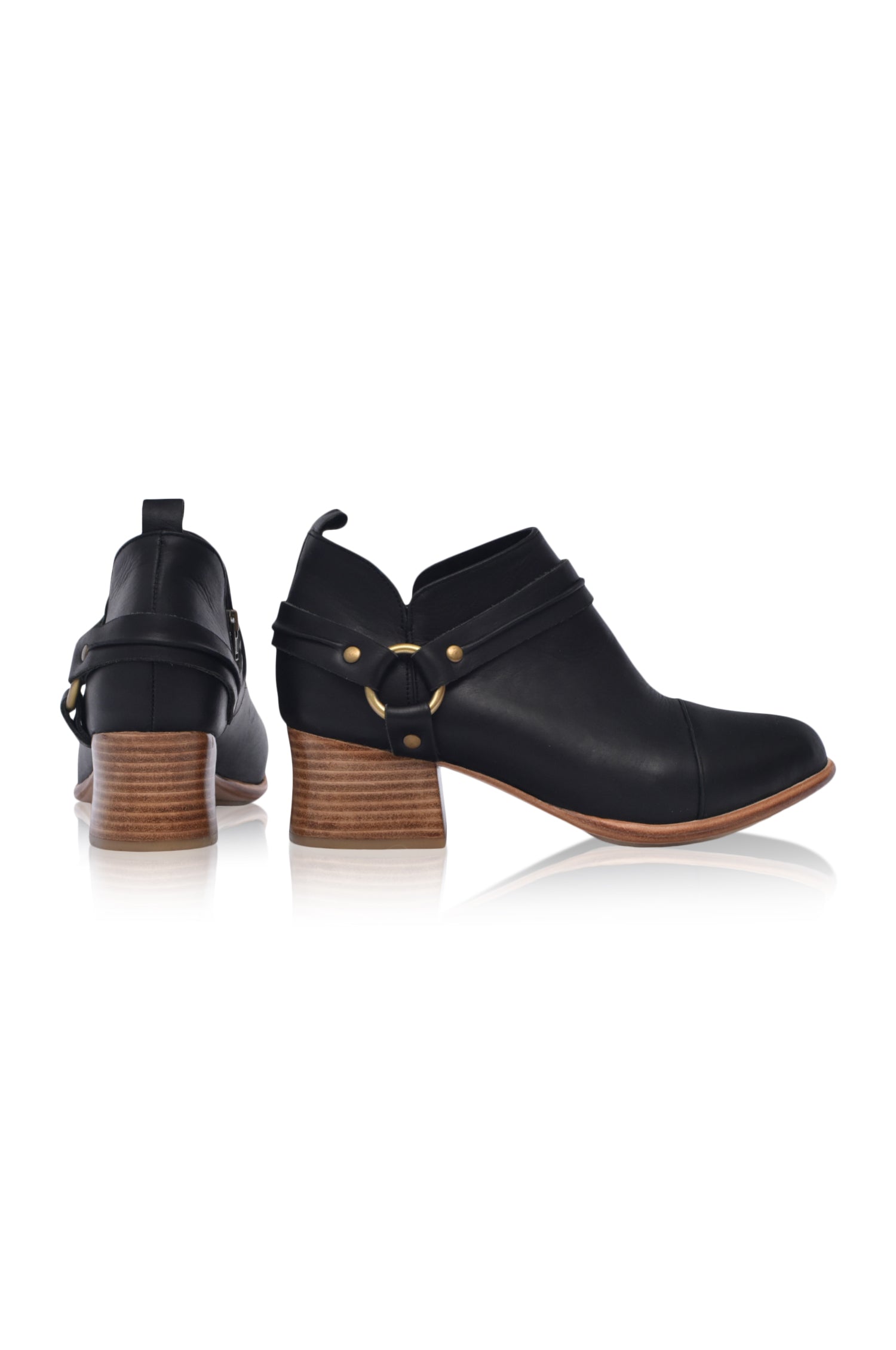 Dasha Low Ankle Booties-4