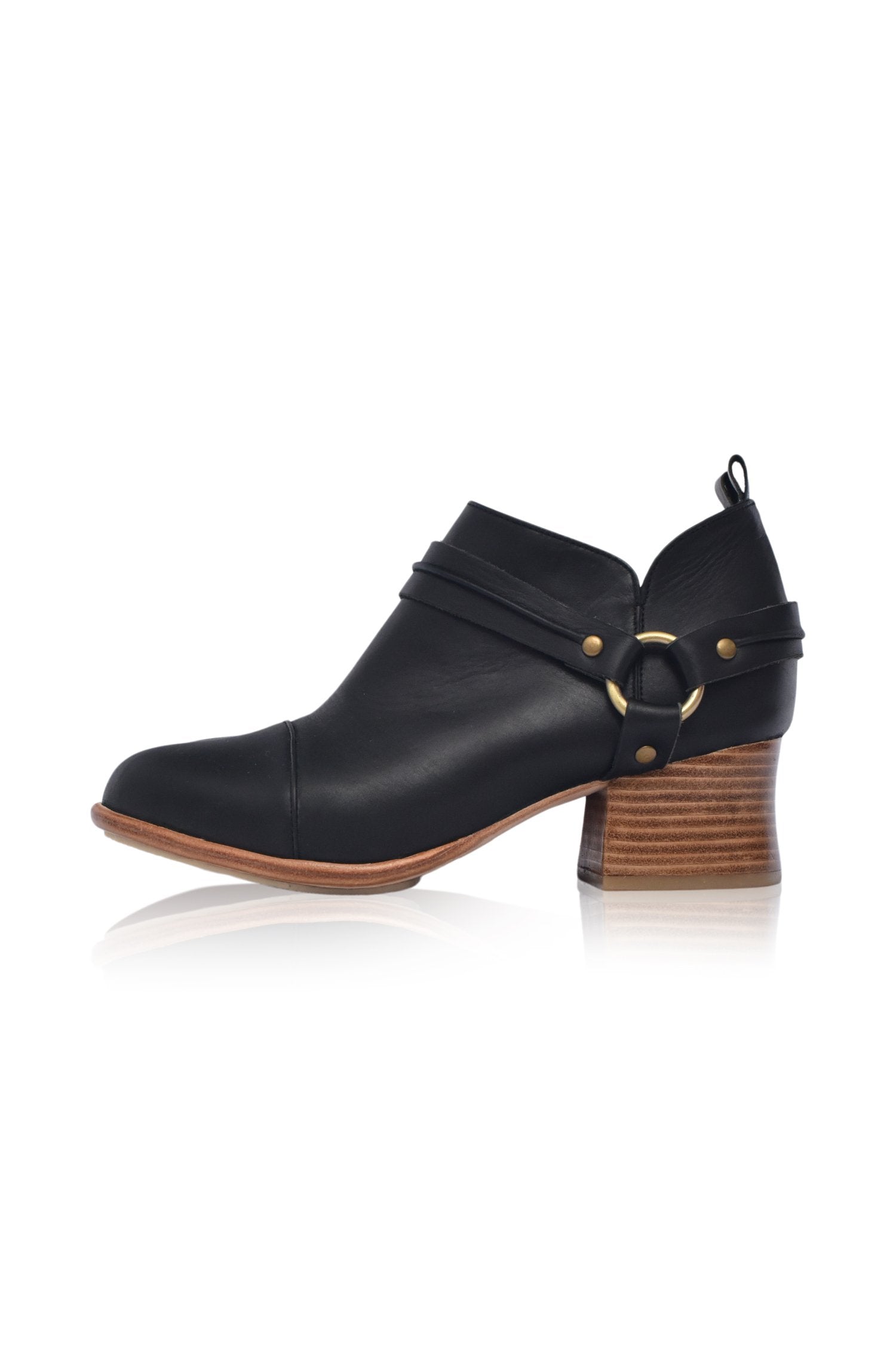 Dasha Low Ankle Booties-5