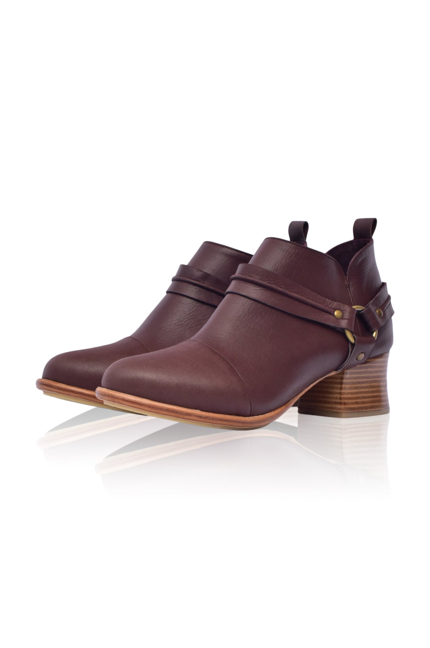 Dasha Low Ankle Booties-2