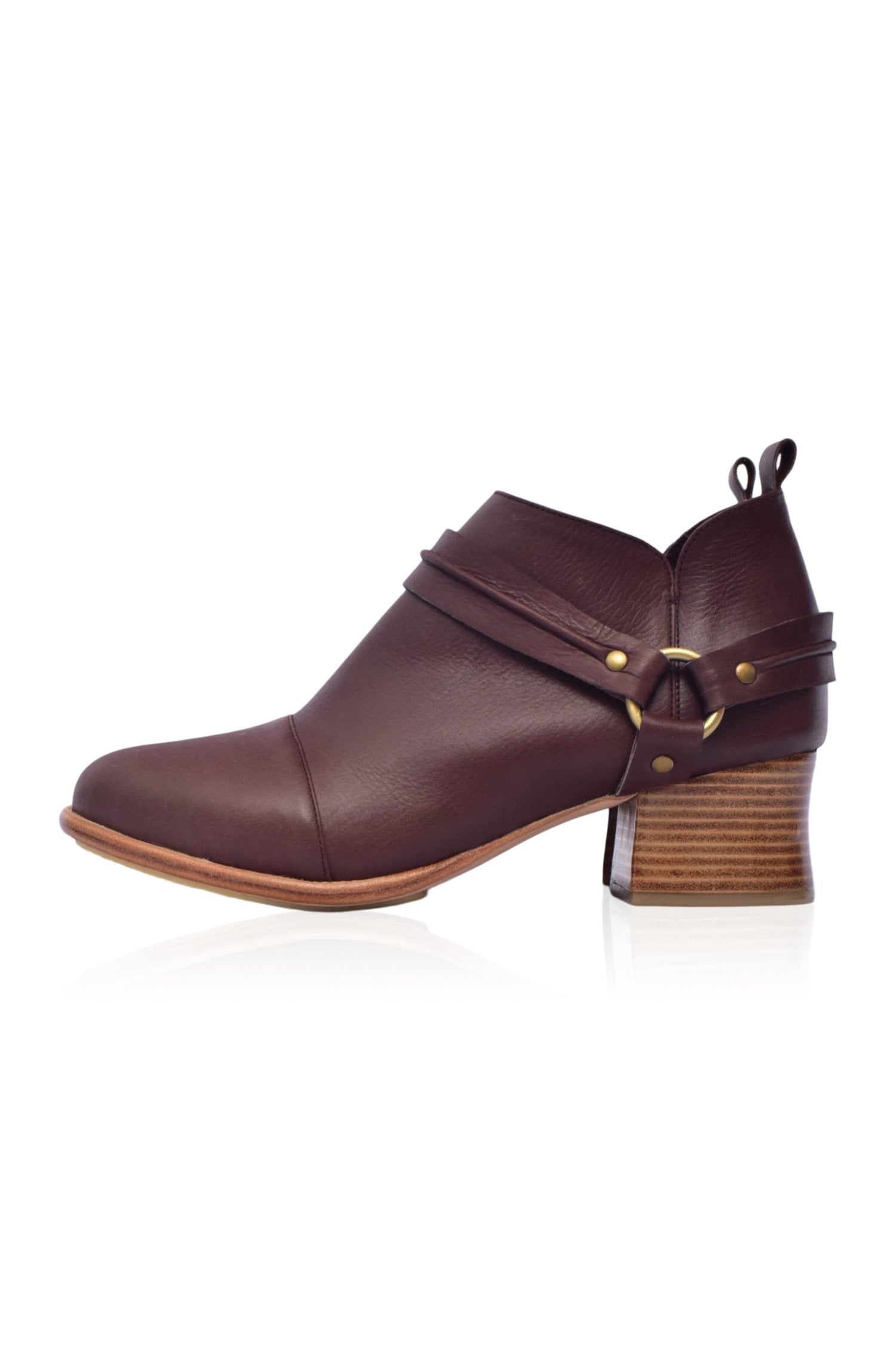 Dasha Low Ankle Booties-1