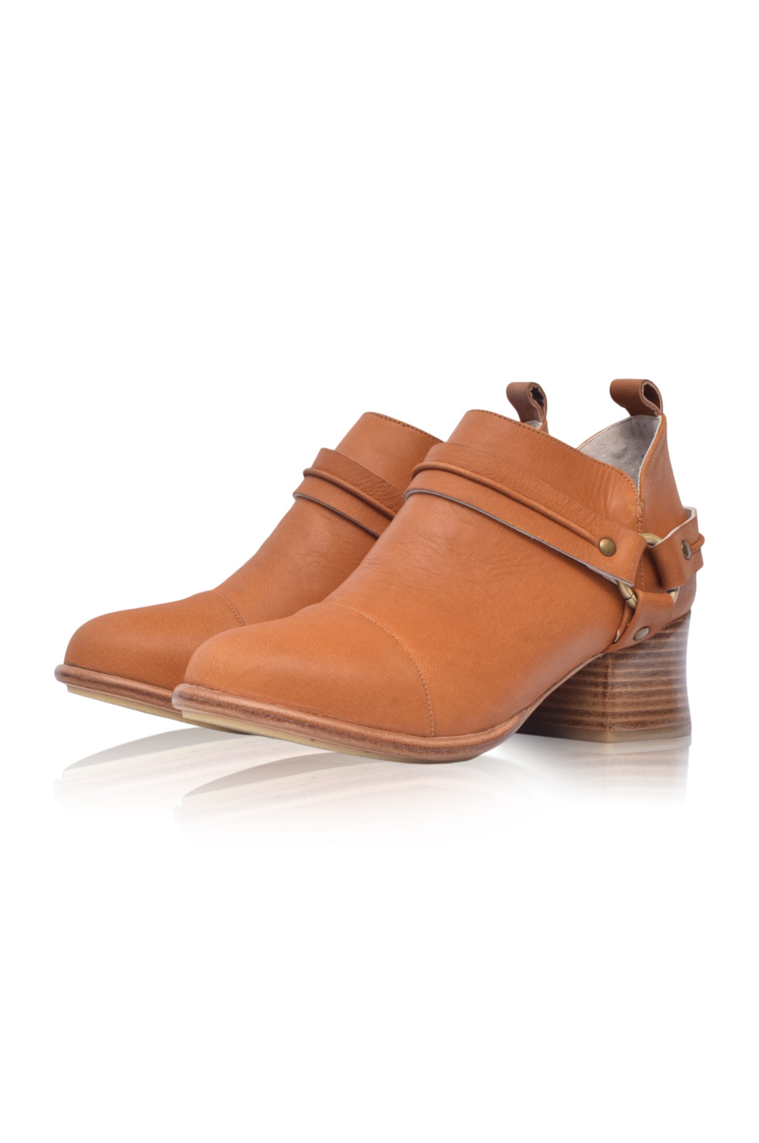 Dasha Low Ankle Booties-7