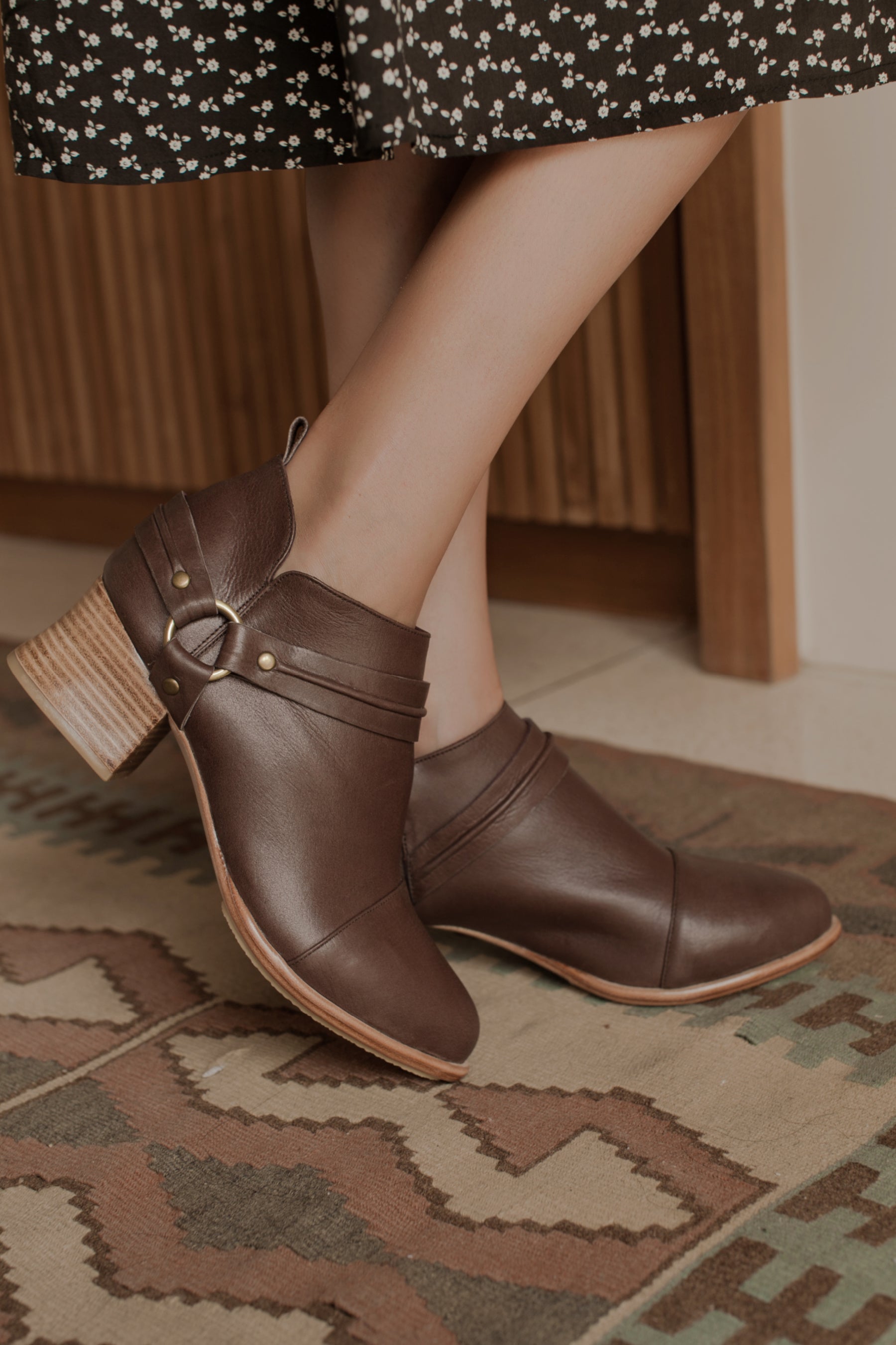 Dasha Low Ankle Booties-0
