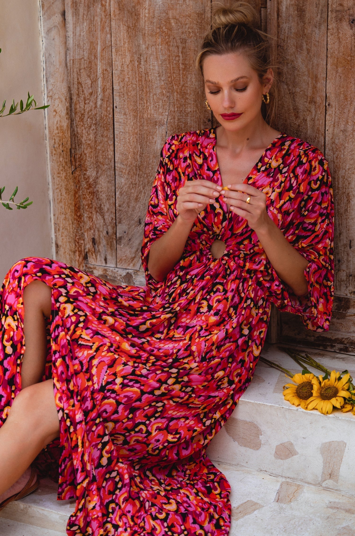 Elena Bohemian Gown Dress (Sale)
