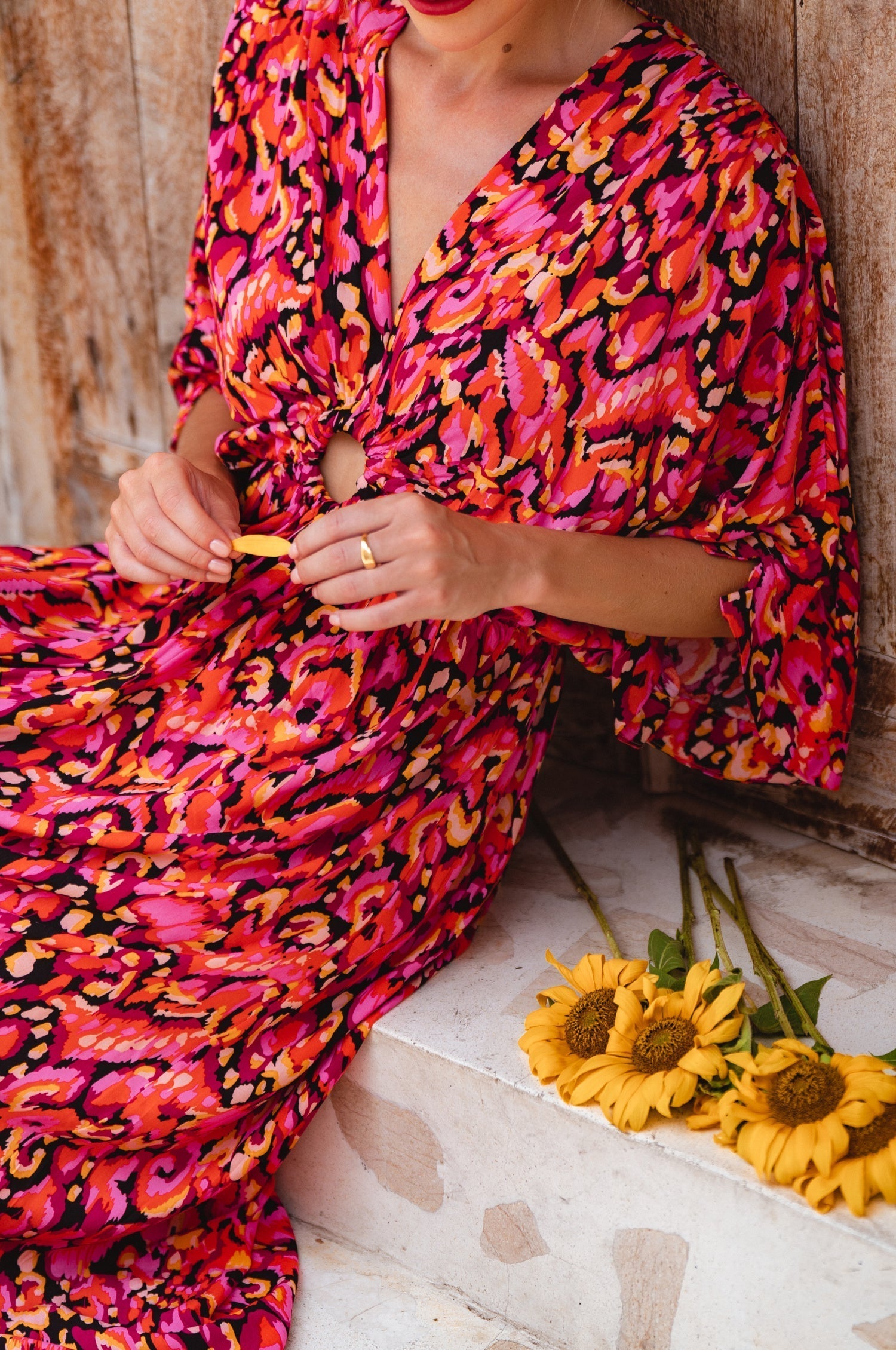 Elena Bohemian Gown Dress (Sale)