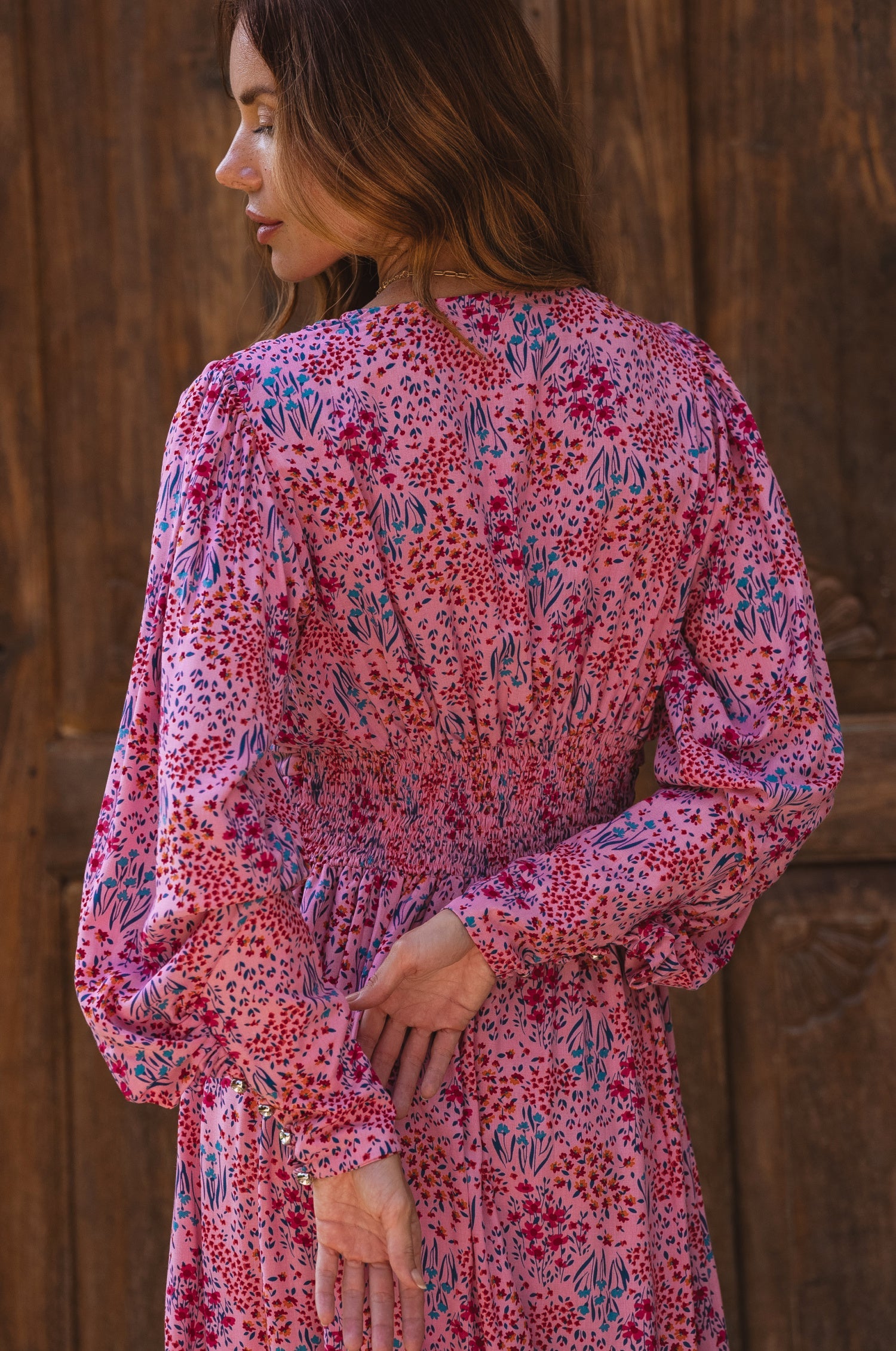 Elise Long Sleeve Maxi Dress (Sale)