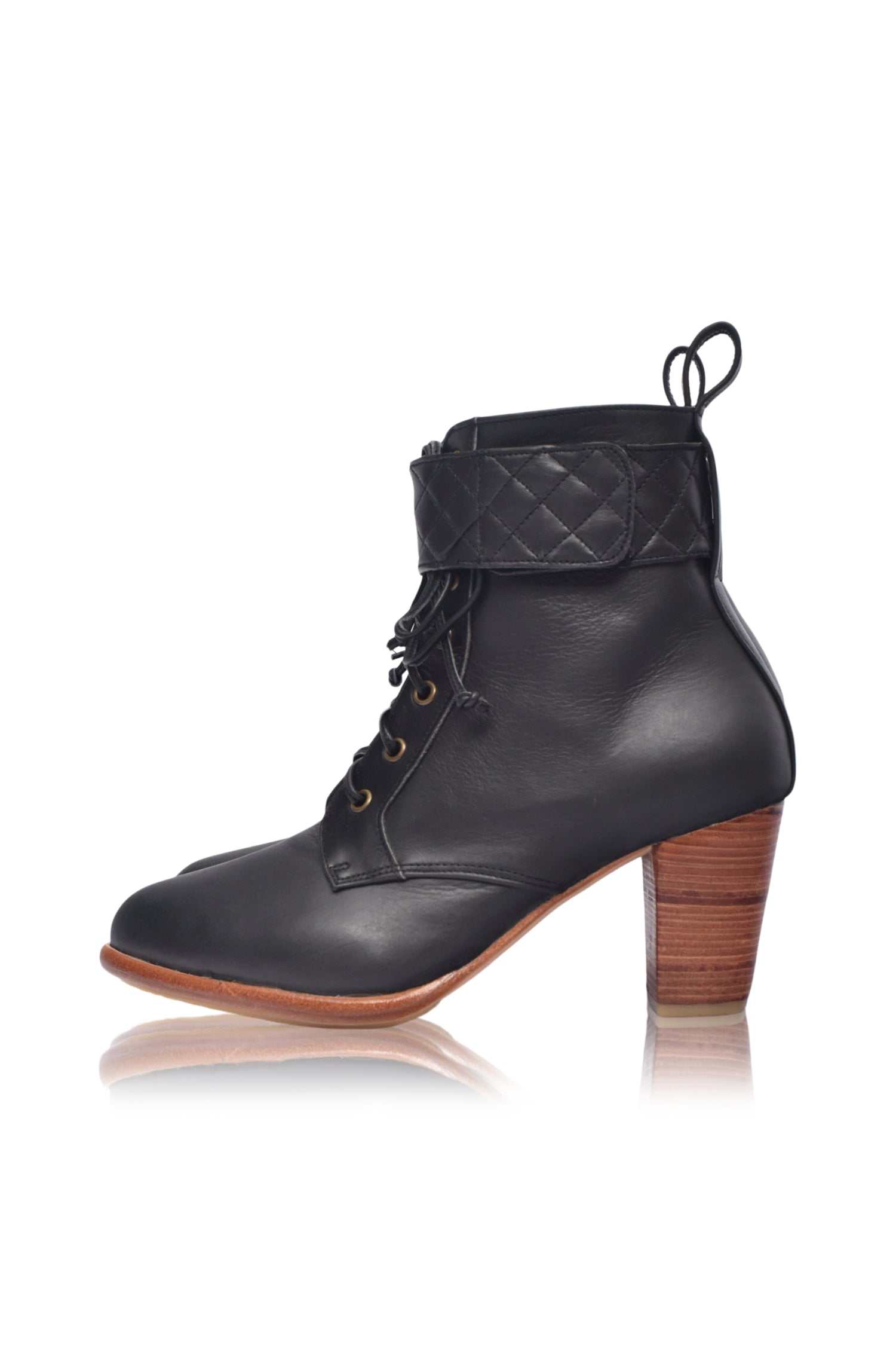 Fine Lover Leather Booties-1