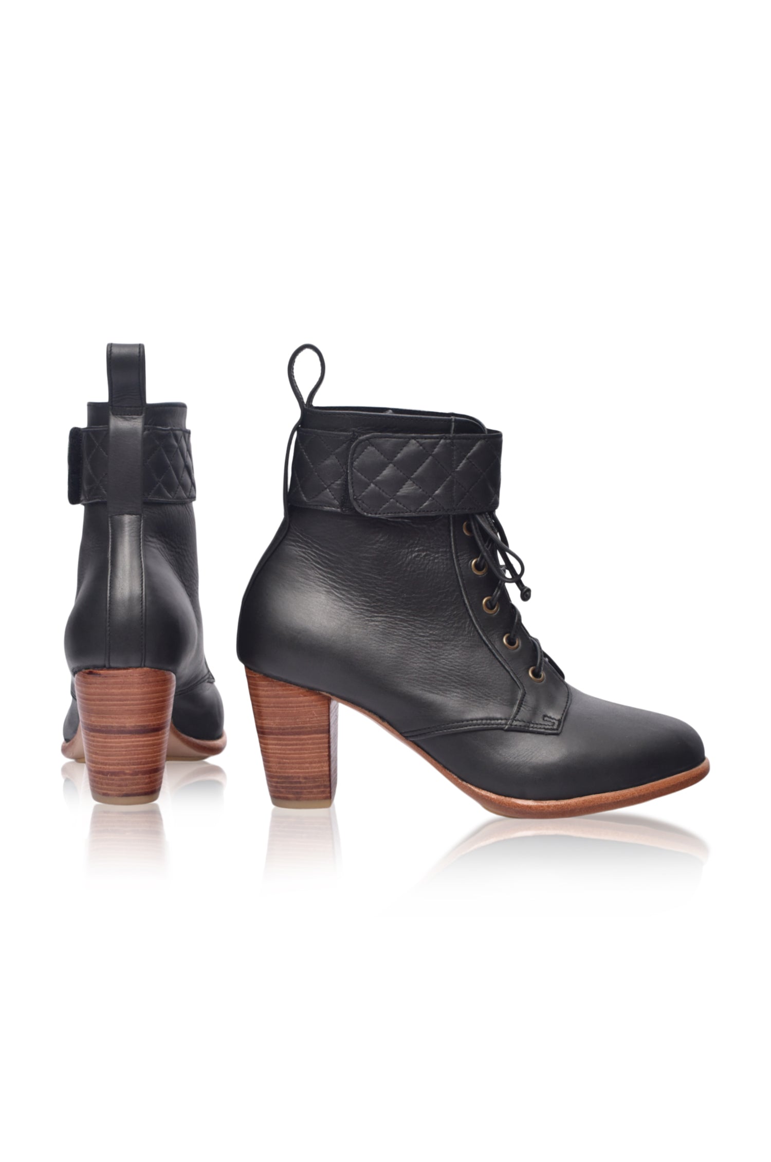Fine Lover Leather Booties-3
