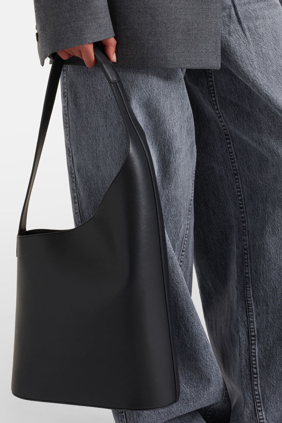 AESTHER EKME Lune Large leather tote bag