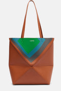 LOEWE
x Albers Puzzle Fold Medium leather tote bag