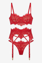 3-Piece Romanesa Bra and G-String Set - S/M/L/XL