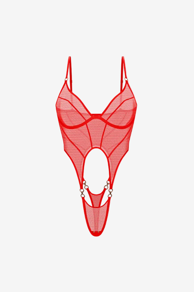 BODYSUIT "DEMI" Red