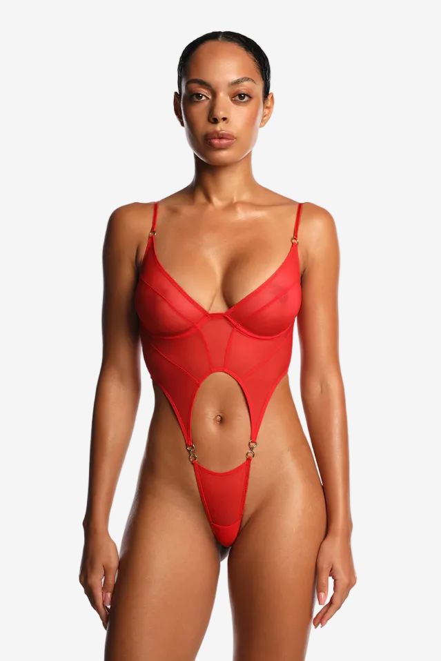 BODYSUIT "DEMI" Red