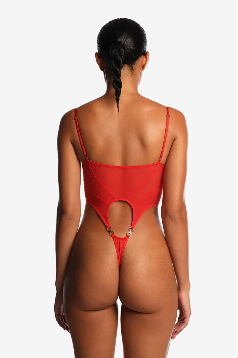 BODYSUIT "DEMI" Red