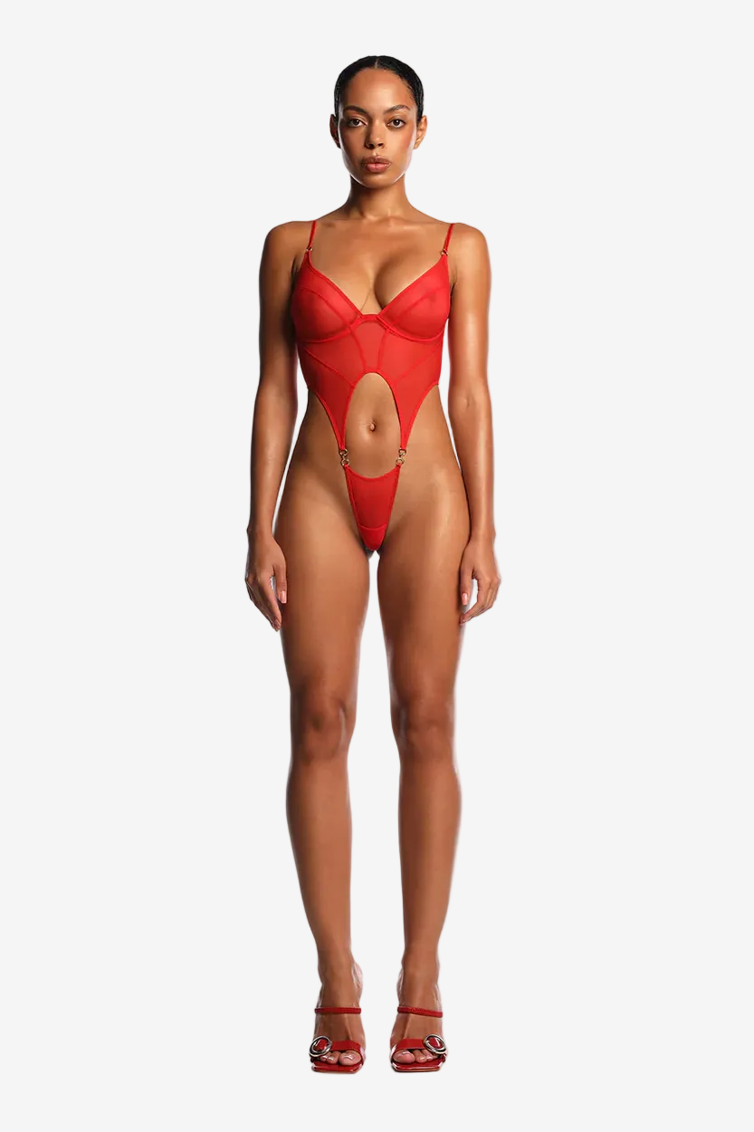 BODYSUIT "DEMI" Red