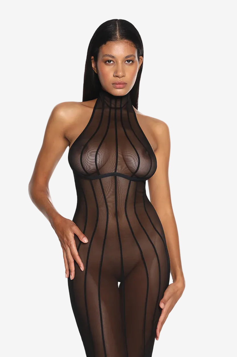 DRESS "DEA" BLACK