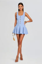 BROOKE METALLIC BANDAGE KNIT DRESS