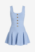 BROOKE METALLIC BANDAGE KNIT DRESS