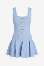 BROOKE METALLIC BANDAGE KNIT DRESS