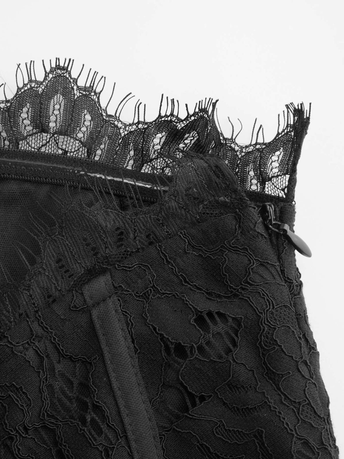 LACE SCULPTURAL TUBE DRAPED BOBYCON MINI DRESS