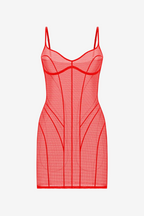 DRESS "MAE" RED