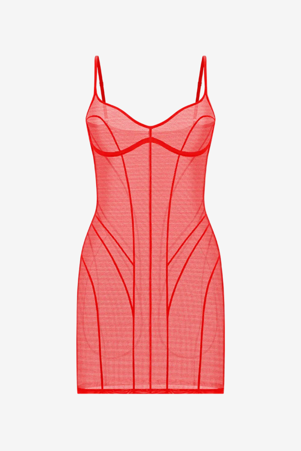 DRESS "MAE" RED