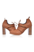 Josephine Lace up Leather Heels-3